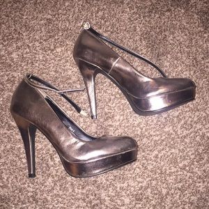 Silver heels